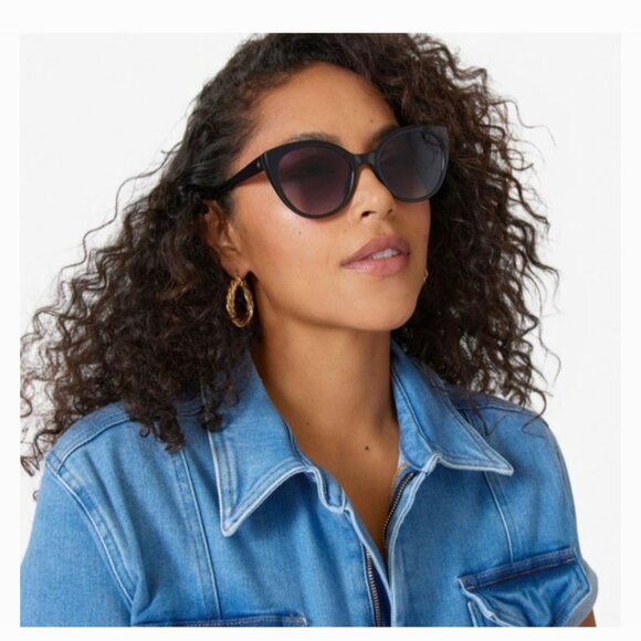KATE SPADE SAMANTHA BLACK SUNGLASSES